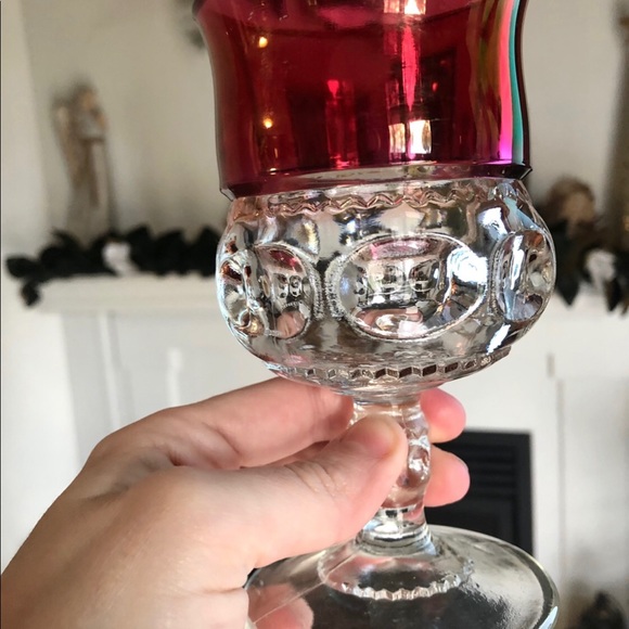 Kings crown ruby flash goblets - Picture 2 of 6